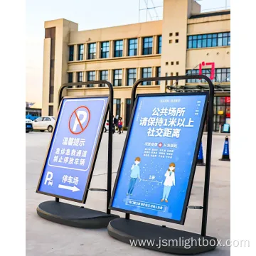 Outdoor Pavement Poster Sign Stand